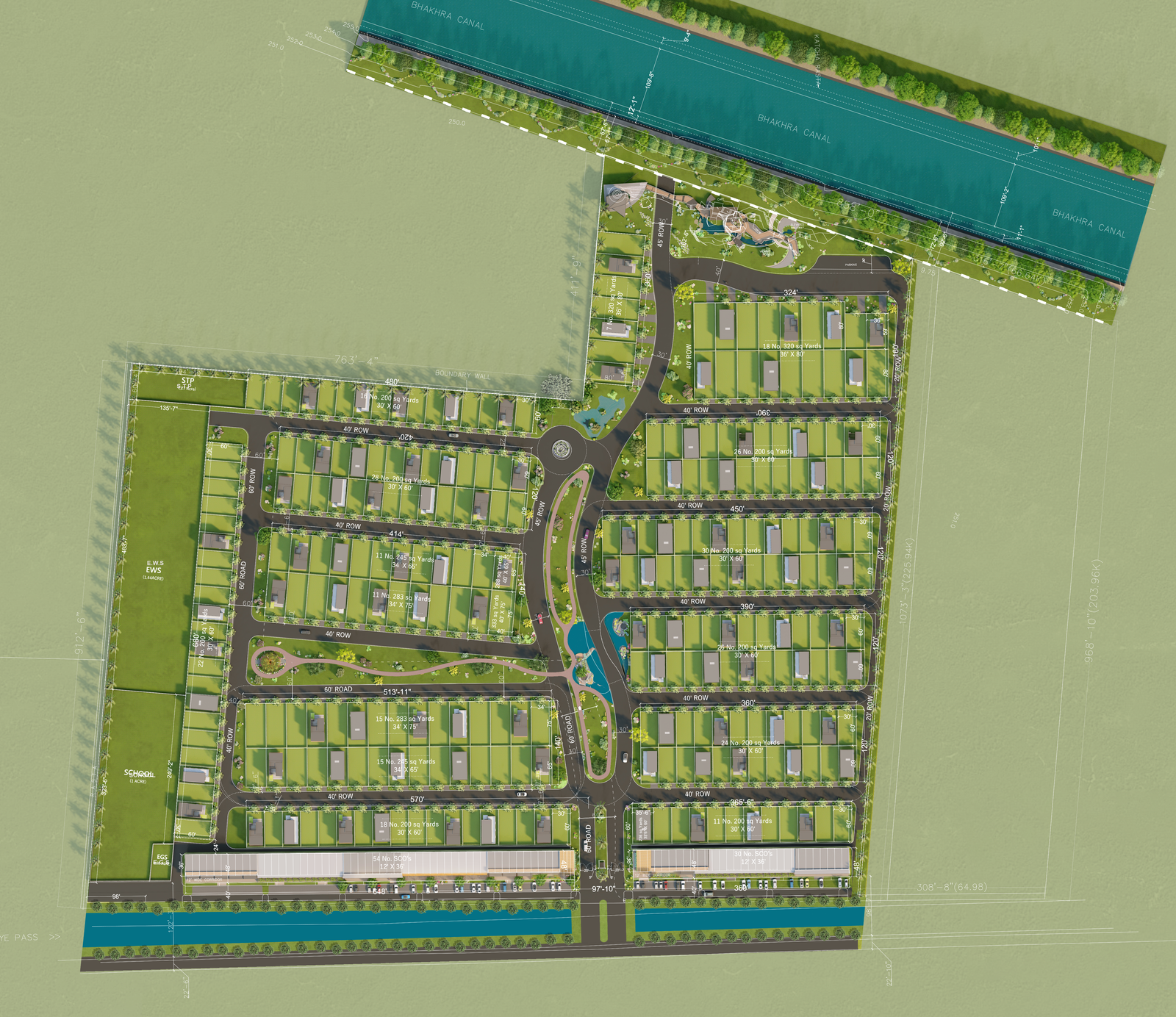 Velmora City 3D Aerial Plan